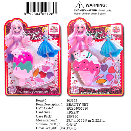 5.9X8.8"ICE CREAM BEAUTY MAKE UP SET