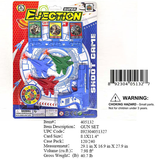 8.1X11.4"EJECTION GUN SHOOT GAME