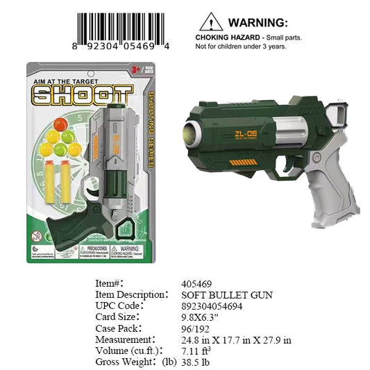 9.8X6.3"SOFT DART & BALL GUN  SET