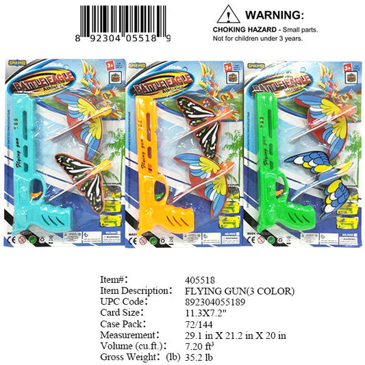 11.3X7.2"FLYING BIRD FLYING GUN