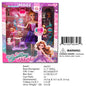 11.8X2X13.8"11.5"SPARKLING GIRL DOLL PLAY SET