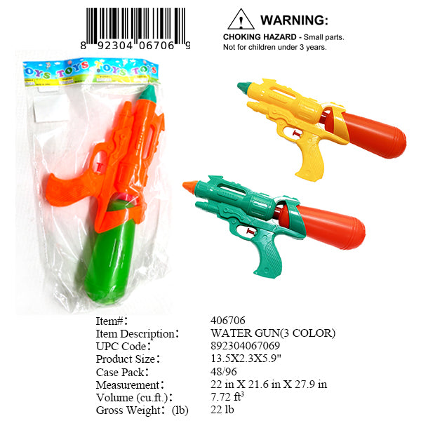 13.5X2.3X5.9"WATER GUN