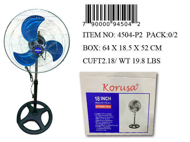 18"110V KORUSA INDL FAN 3 BLADE