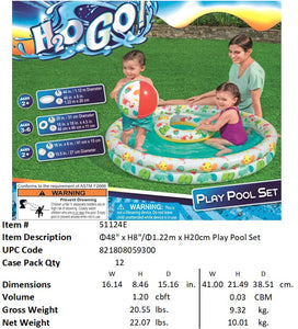 H2OGO! 48X8"PLAY POOL SET