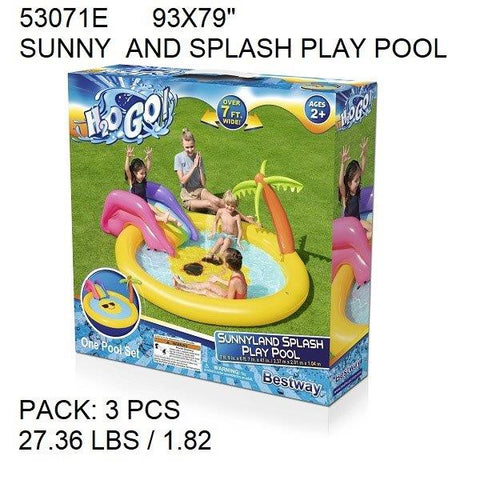 H2OGO! 93X79"SUNNYLAND SPLASH PLAY POOL