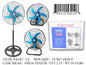 18"3IN1 KORUSA 5 BLADE IND'L FAN