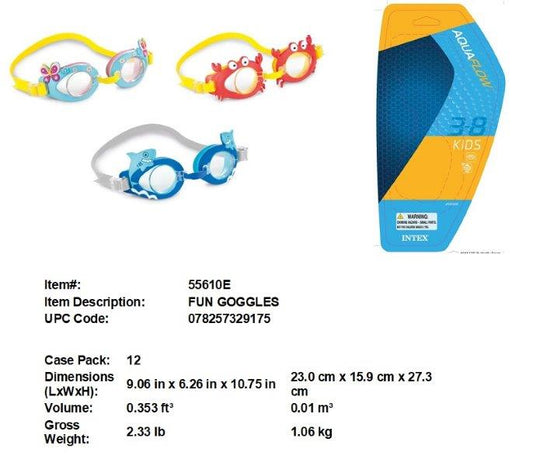 INTEX FUNNY GOGGLES