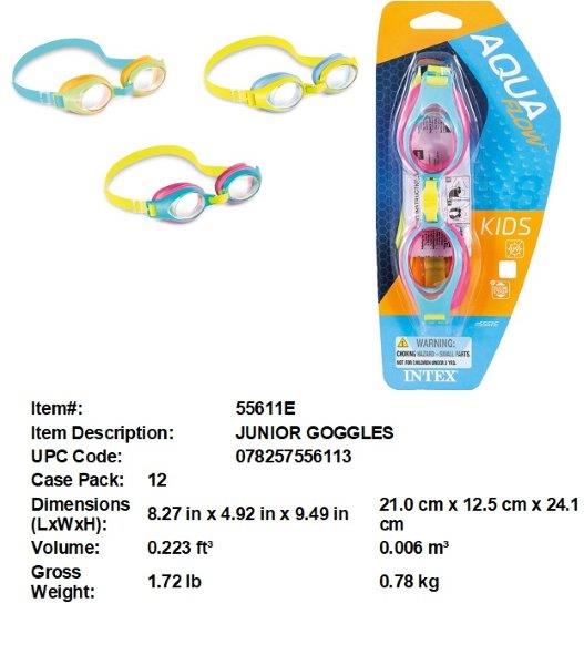 INTEX JUNIOR GOGGLE AGE 3-8