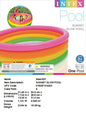 66X18"INTEX SUNSET GLOW POOL