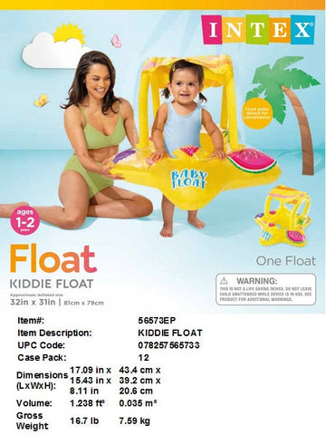 32X31"INTEX KIDDIE FLOAT AGE 1-2