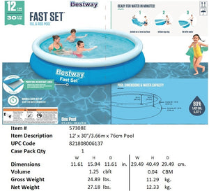 BESTWAY FAST SET 12FTX30" POOL