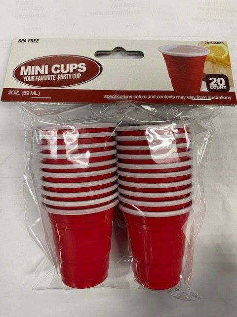20CT 2OZ MINI CUPS