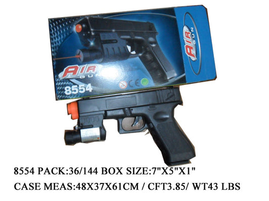 7X4.5X1.25"PBX  AIR  PELLET GUN+LP PBX