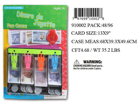 13X9"MEXICO PLAY MONEY+CASHIER SET