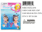 11X8"2 PC BABY MERMAID DOLL PLAY SET