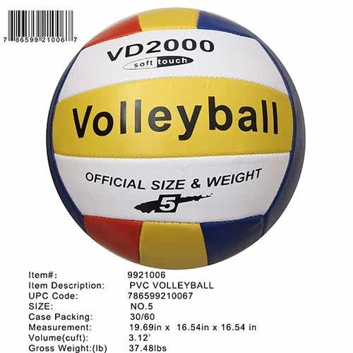 SIZE 5 VOLLEY BALL RED-YELLOW-BLUE