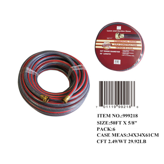 50FT PVC GARDENING WATER HOSE