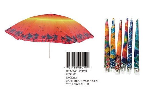36" 6FT BEACH UMBRELLA