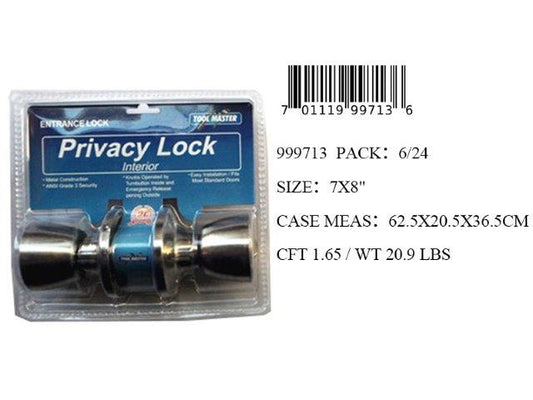KEYLESS DOOR LOCK-SILVER