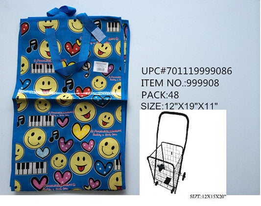 11X12X19"OPEN BAG FIT SMALL  SHOPPING CAR