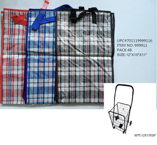 11X12X19"OPEN BAG FIT SMALL  SHOPPING CAR