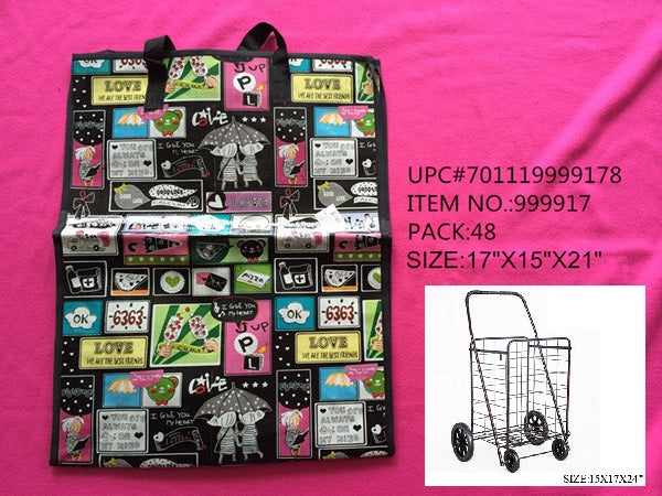 15X17X21"OPEN  BAG FIT LARGE SHOPPING CART