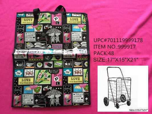 15X17X21"OPEN  BAG FIT LARGE SHOPPING CART