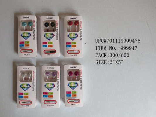 EARPHONE 6 COLORS