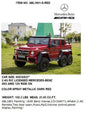 12V RIDE ON MBZ G63 SUV+R/C SPRAY RED