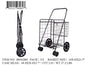 16X18X23.5"FOLDABLE CART+MOVE WHEELS 1PC SHRINK