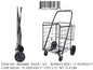 17.5X19X23.5"FOLDABLE  CART+MOVE WHEELS 1PC SHRINK