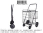 16X18X23.5"FOLDABLE CART+BASKET 1PC SHRINK PACK