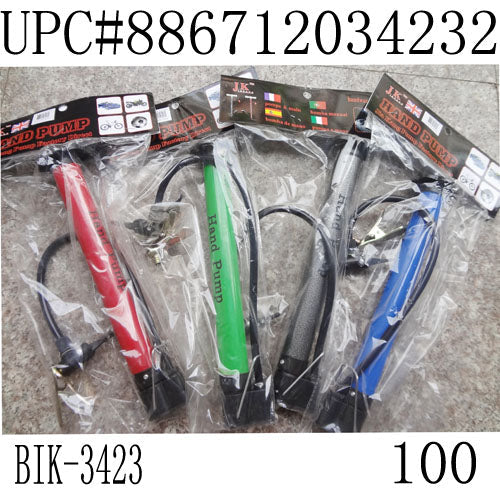 12"MULTI-PURPOSE HAND AIR PUMP