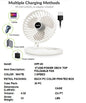 8"USB POWER DECK TOP FOLDABLE FAN