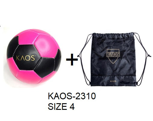 SIZE 4 SOCCER BALL+STRING CARRY BAG