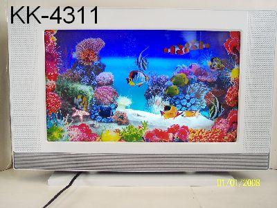 26"FISH LAMP WHT