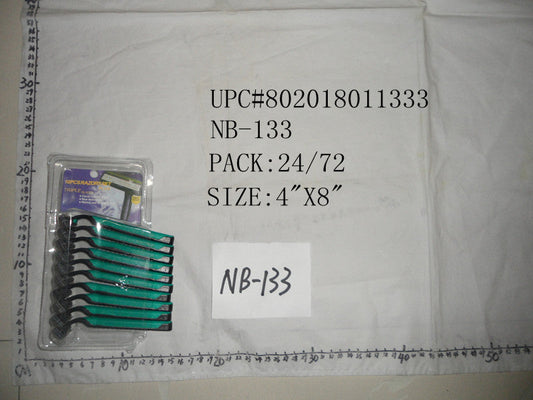 10PCS 3 BLADE RAZOR