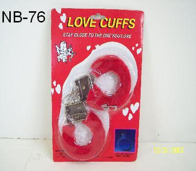 RED PLUSH HANDCUFF