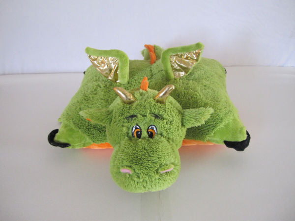 18" PLUSH GRN DRAGON