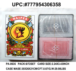 2PK SPN PL PLAYING CARD