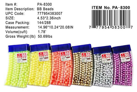 500 PC 6MM BB PELLETS MAGAZINE BOX