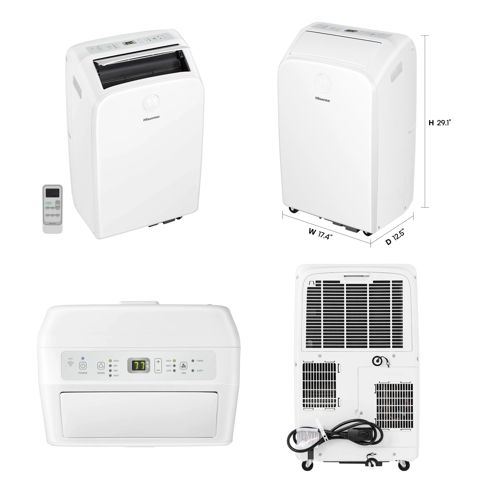 HISENSE 8000BTU PORTABLE AIR CONDITIONER