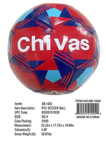 250G SOCCER BALL CH RED