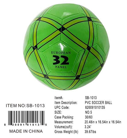 250G SZE 5 SOCCER BALL GREEN