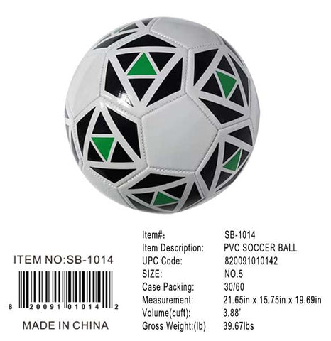 250G SIZE 5 SOCCER BALL WHITE