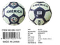 250G SIZE 5 SOCCER BALL CA WHT/BLU