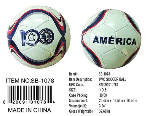 250G SIZE 5 SOCCER BALL CA WHITE