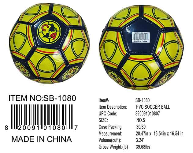 250G SIZE 5 SOCCER BALL CA YEL/BLK