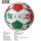 250G SIZE 5  SOCCER BALL MEXICO W/R/G