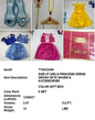 12X8X5"SIZE 6T PRINCESS DRESS UP TRUNK BEAUTY SET